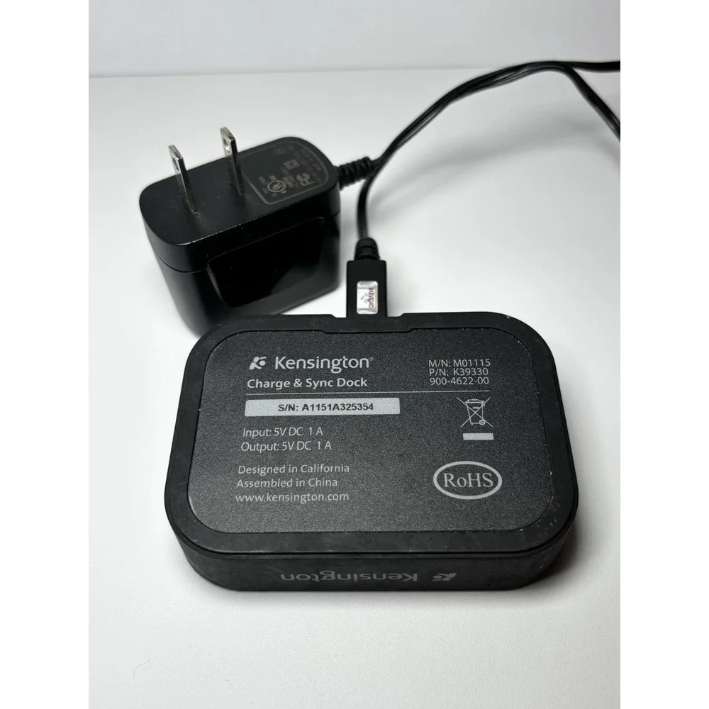 Kensington M01115 iPhone iPod Charge & Sync Dock for iPhone | 5V DC 1A